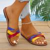 Fashion Women Slippers Outdoor Flat Slip On Sandals Lightweight Anti-slip Women Shoes Comfortable Casual Slippers Home Slides Women