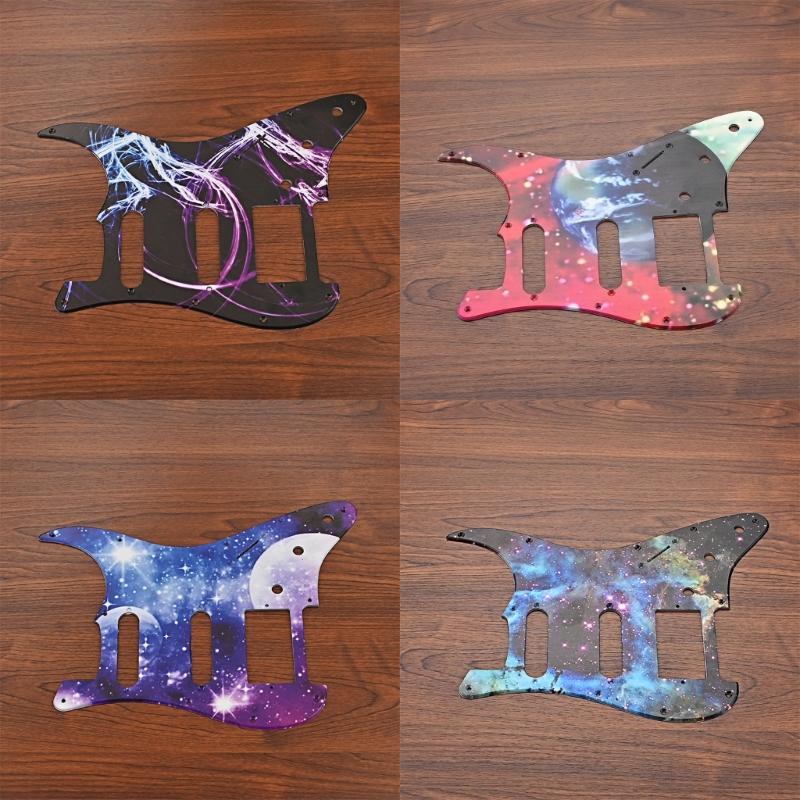 3 Ply 11 Holes Guitar Bass Pickguard Scratch Plate Pick Guards for 4 String Standard Bass Guitar Musical Instrument Part