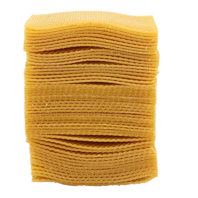 50pcs Beekeeping Hive Beekeeping Honeycomb Foundation Frame Hive Garden Hive Beekeeping Tools