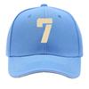 One Top Unisexs and Womens Same Style Number  Printed Spring and Summer Sunshade Net Hat Fashionable Sandwich Baseball Cap