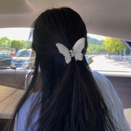 Fashion Hair Claw Elegant Cross Teeth Butterfly Shape Design Hair Clip Hair Accessories
