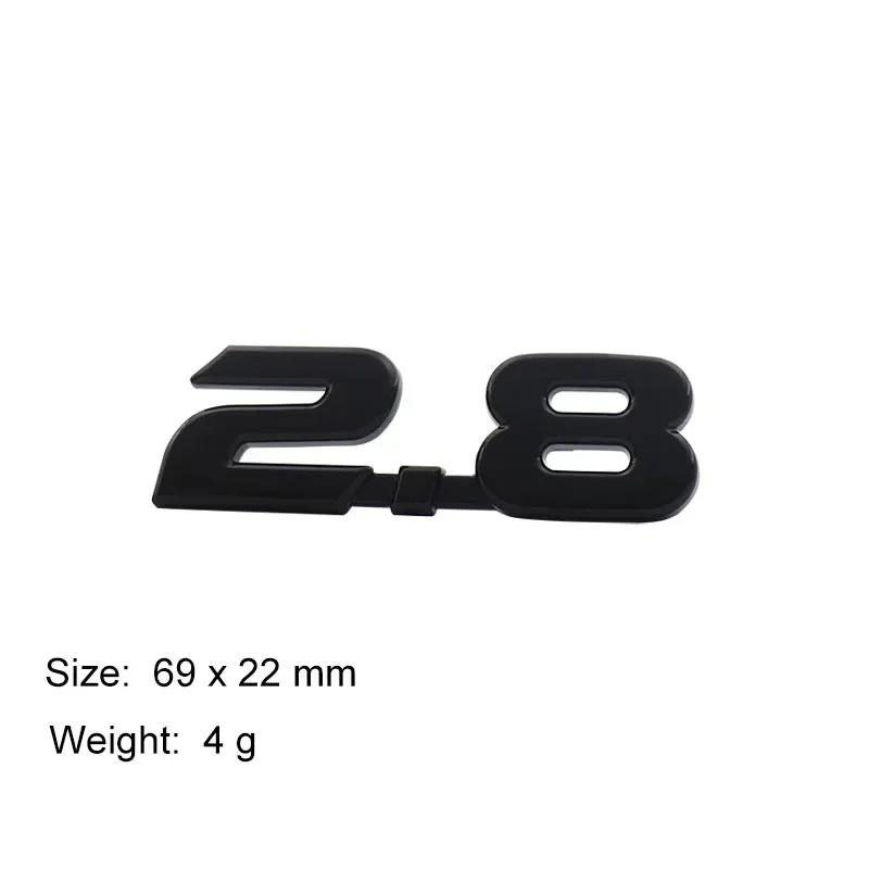 For Japan Japanese SUV Off Road car Engine Hood Fender trunk Tail Rear Decal Emblem 3D Premium 2.7 2.8 Letters Badge Sticker