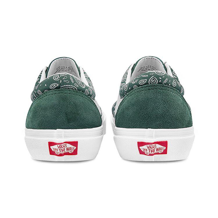 Vans Bold Ni Bandana - Jungle Green Unisex Sneakers True-White VN0A5DYA8GR