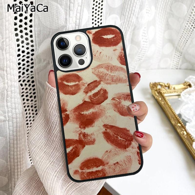 

Sexy lady Red lips hot girl Phone Case Cover For iPhone 17 Air 16 16e 15 plus 11 12 13 14 pro max shell coque iPhone 11pro max