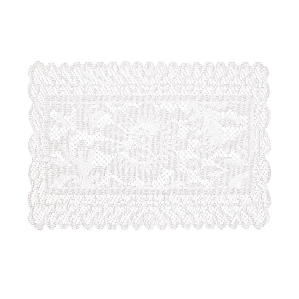 30x45cm Europe Retro Hollow Lace Table Mat Exquisite Embroidery Coffee Cups Mat Vase Table Pad Wedding Christmas Home Decoratio