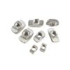 Dadi per Profilati di Alluminio a T-Slot Standard Europeo: Dadi ad alette M3-M8, Tipi 20/30/40/45.