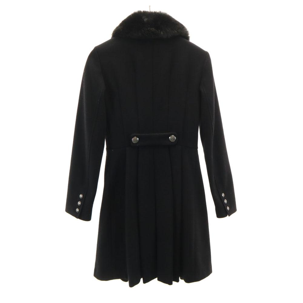 ARMANI EXCHANGE wool blend coat XXS black Women Used