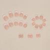 Dazzling White French Style Versatile Nail Patches - European & American INS Fashion