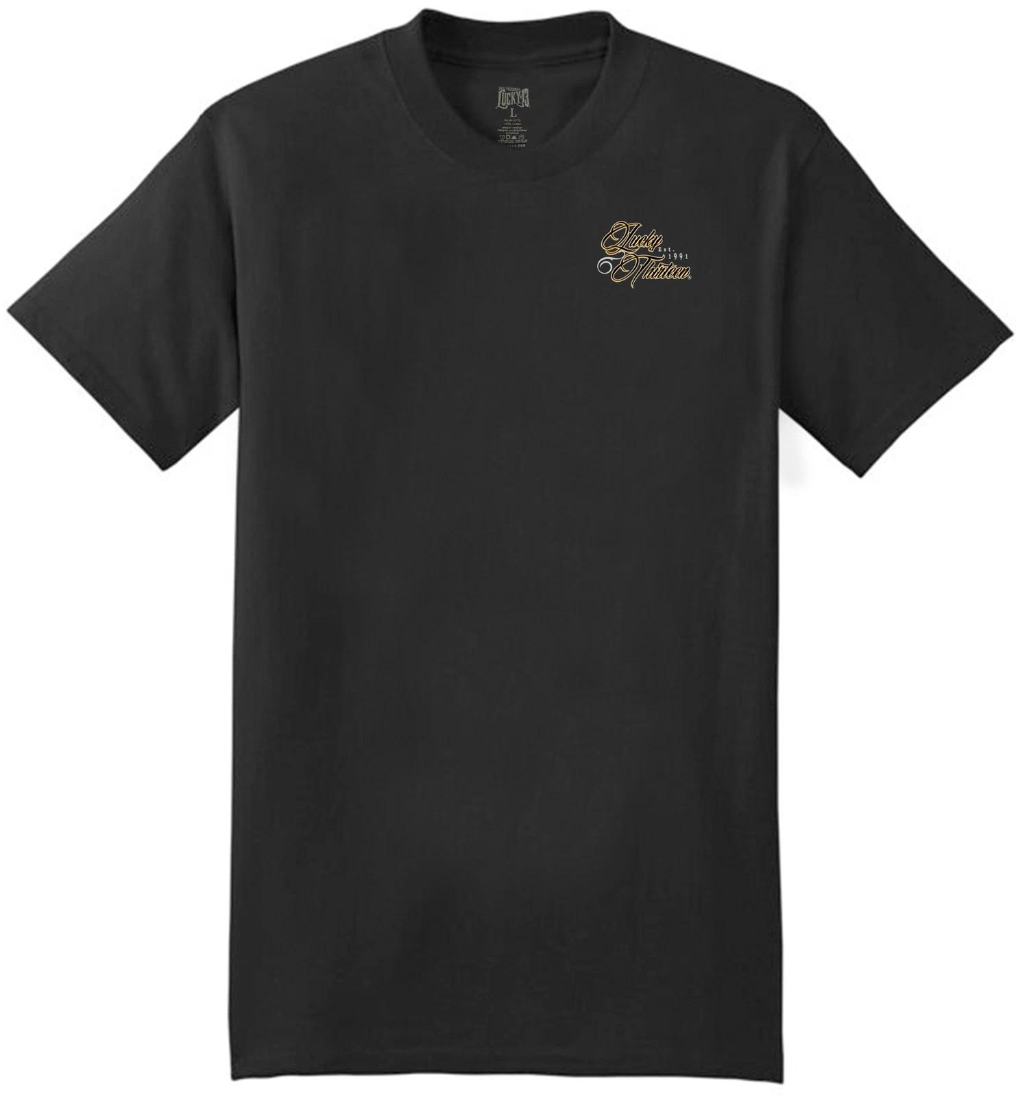 LUCKY 13 Low & Slow T-Shirt Black S-4XL NEW XS