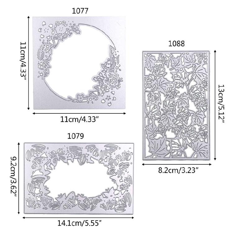 Ramka zaproszenia Metalowe wykrojniki Kartka Wytłaczanie DIY Szablon albumu fotograficznego Forma