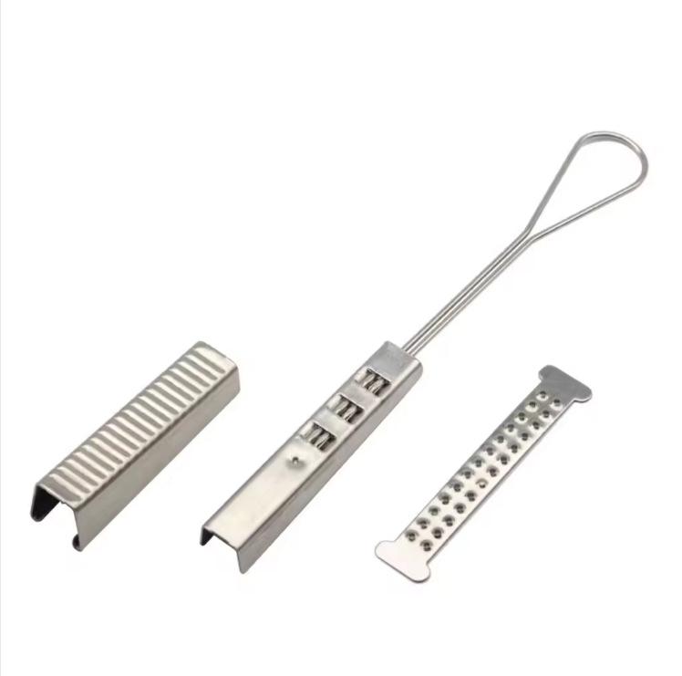 Stainless Steel FTTH Fiber Optic Cable Fastening Wire Clamp