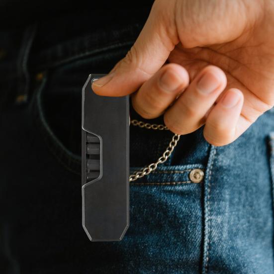 1 Set Metal EDC Pocket Tool Heavy Duty Aluminum Alloy