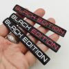 3D Aluminium Car Motorcycle Trunck Logo Black Edition Emblem Badge Decal Car Sticker Universal Accessories