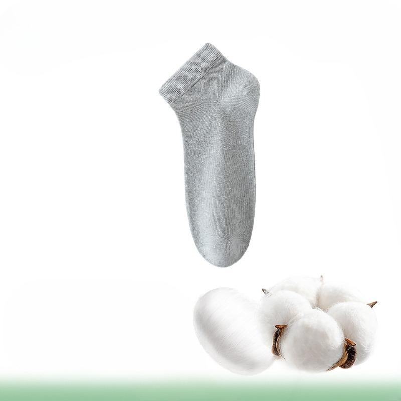 Thin Style Silk-cotton Socks for Men, Odor-resistant Short Style Socks, Summer Men's Socks, Antibacterial and Breathable, Short Tube Socks