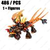 New Ninja Legendary Lloyd Golden Ultra Dragon Building Blocks Classic Anime Figure Kai Jay Zane Model Bricks Toys Set Kids Gifts