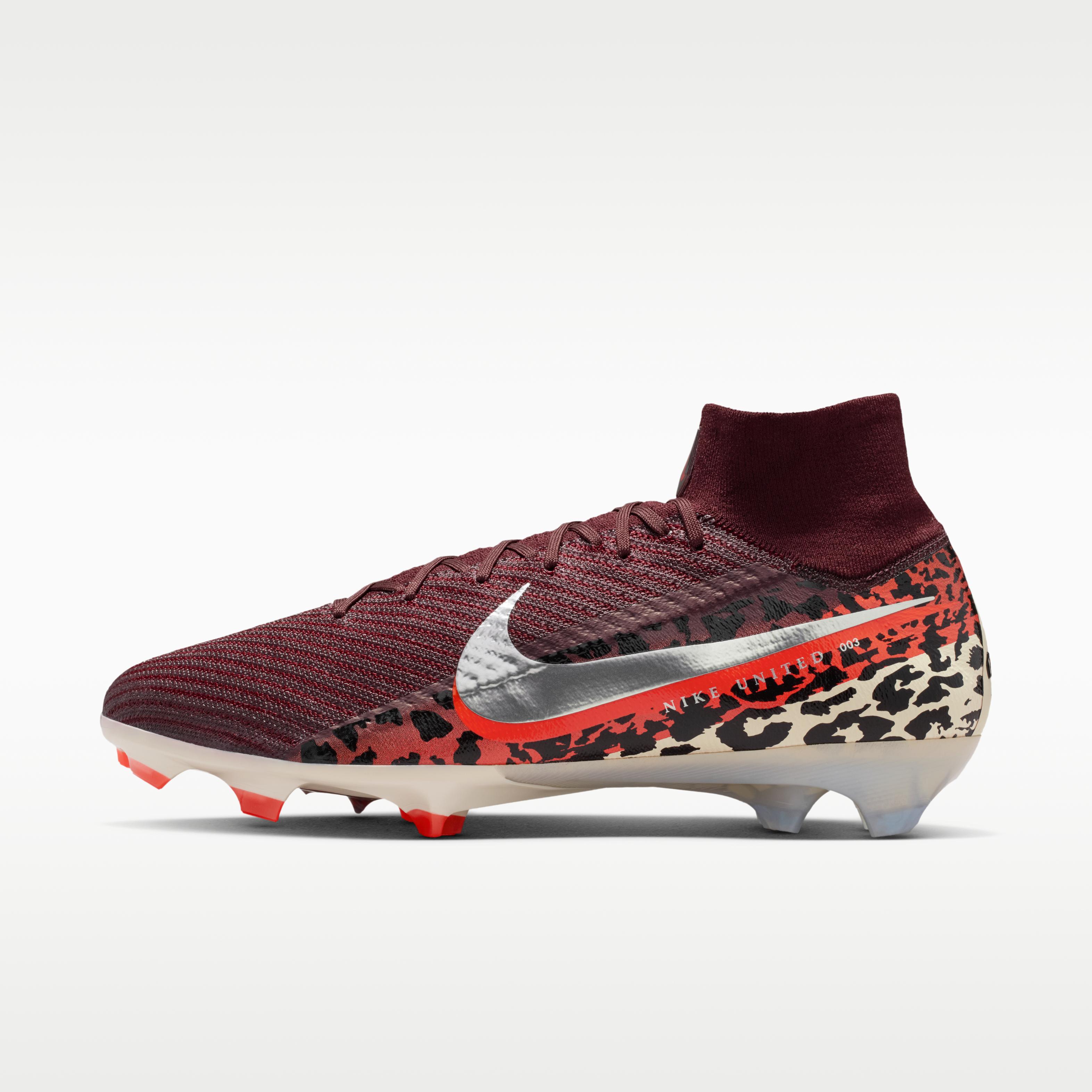 

Nike United Mercurial Superfly 10 Elite FG High Burgundy Crush Univer 43