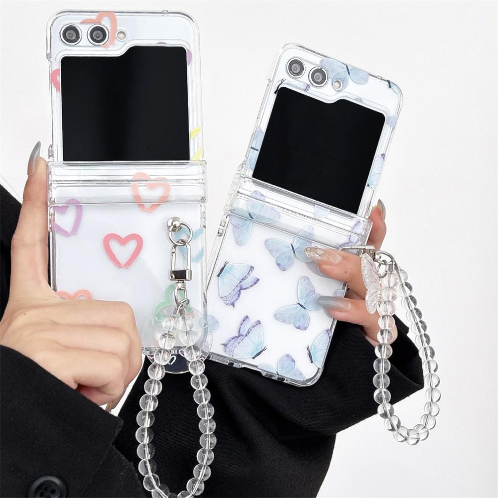 Graffiti Love Pink & Purple Tulip Case for Samsung ZFlip3-6