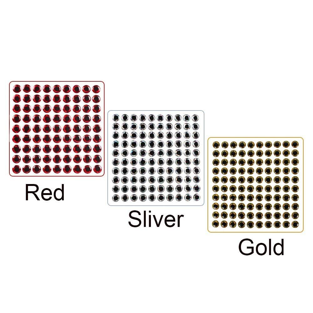 300 Grains 3mm-9mm Fish Lure Eyes 3D Fishing Bait Eyes 2025 3D Holographic Eye