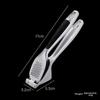 Garlic Press Easy To Squeeze And Clean With Soft Easy Squeeze Ergonomic Handle Zinc Alloy Garlic Mincer Crusher