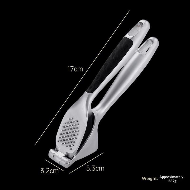 Garlic Press Easy To Squeeze And Clean With Soft Easy Squeeze Ergonomic Handle Zinc Alloy Garlic Mincer Crusher
