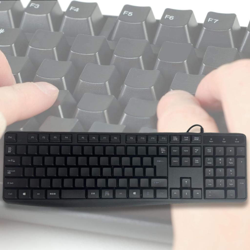 Ideal para praticar toque Conexão USB Não impresso (não gravado) teclado, digitação,