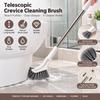Long Handle Crevice Cleaning Brush Wall Hanging Gap Cleaning Brush for Home Kitchen Toilet Shower
