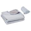 Camping Blanket 79" x 59" Wearable Warm Stadium Blanket Outdoor Light Grey