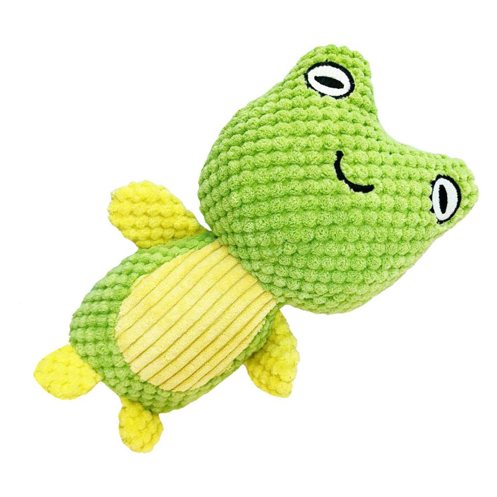Plush Dog Squeaky Toy Bite Resistant Teeth Grinding Boredom Relief Animal Shape Stuffed Puppy