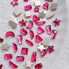 100Pcs/set Elegant Rhinestones 3D Nail Art Crystal Rhinestones Nail Tips Decor
