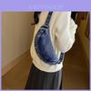 Stylish 2024 Denim Children's Commuter Bag Spacious Lightweight Unisex Crossbody Backpack
