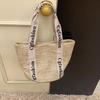 Bolsos de paja tejidos de verano para mujer, portátiles, sencillos, informales, de gran capacidad