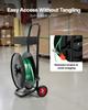 Banding Strapping Cart, Fit for PET / PP / Polyester Strapping Coils with 20.3 Cm Core Size, Heavy Duty Strapping Dispenser Equipped with Upgrade