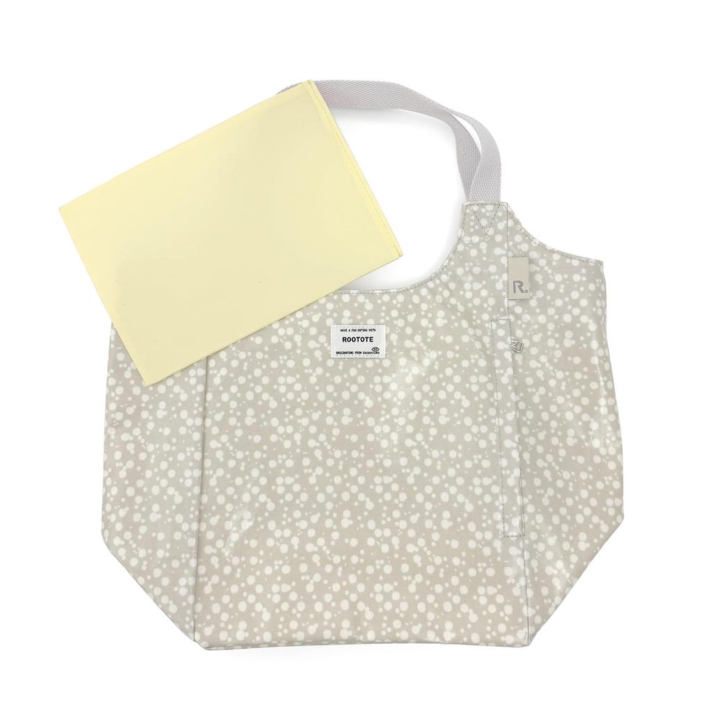 1103 Shoulder Ladies Vertical Tote Bag EU Round [Rootote] Laminate-J (01 Ripples)