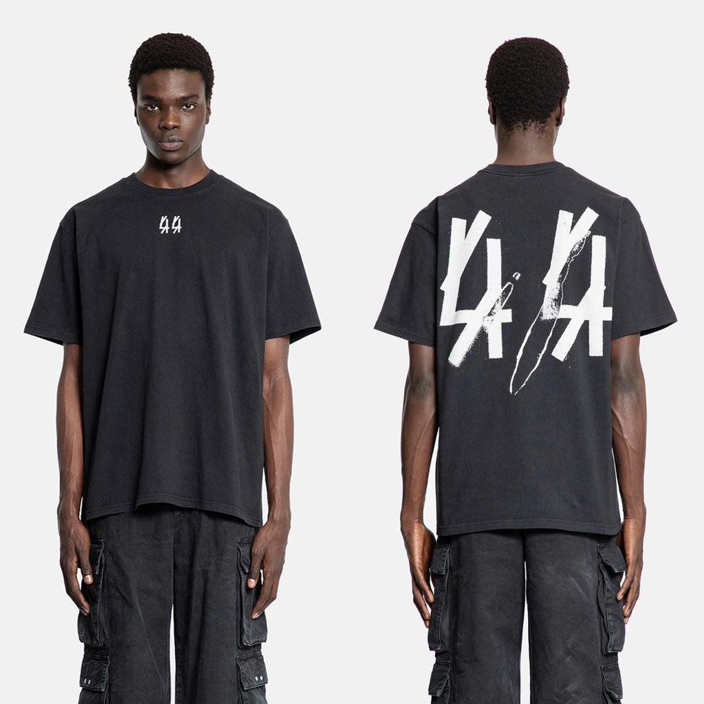 44 LABEL GROUP T-shirt European Brand Gemary Berlin Quarter Men Women Unisex Short Sleeves High Quality Streetwear Harajuku Tees