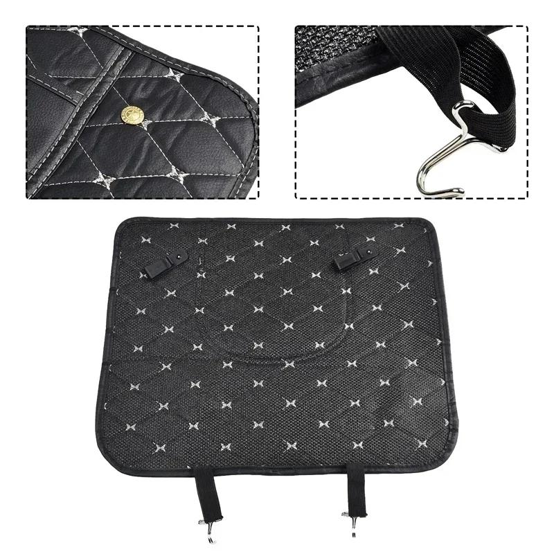 New Car PU Leather Anti-Kick Mats Car Seat Back Protector Cover Half-Size For VW Volkswagen Jetta MK5 Passat 601 171 Car Ac