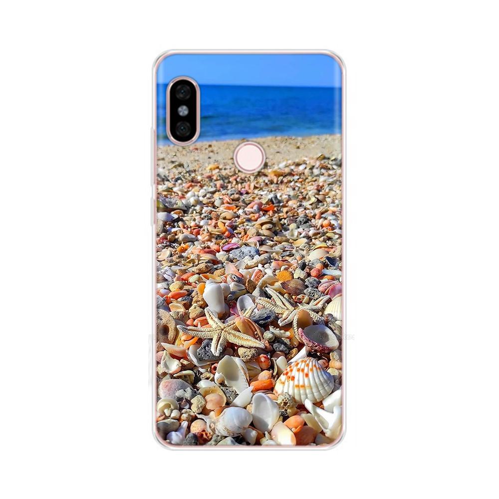 For Redmi Note 5 Note5 Pro Protective Shell Soft Silicone Phone Case Cartoon Painted Back Cover For Redmi Note 5 6 Pro Fundas