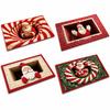 2D Flat Santa Door Mat Faux Cashmere Christmas Bath Mat Decorative Floor Rug  Christmas Home Decor