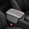 Car Amrest Cushion Pad Diamond For Women Leather Auto Center Console Cover with Storage Bags Luxurious Auto Interior Accessories