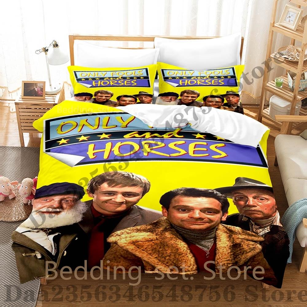Only Fools And Horses Bettwäsche-Set Einzelbett Twin Full Queen King Size Bettwäsche-Set Schlafzimmer für Erwachsene Bettbezug-Sets Anime Bettlaken-Set