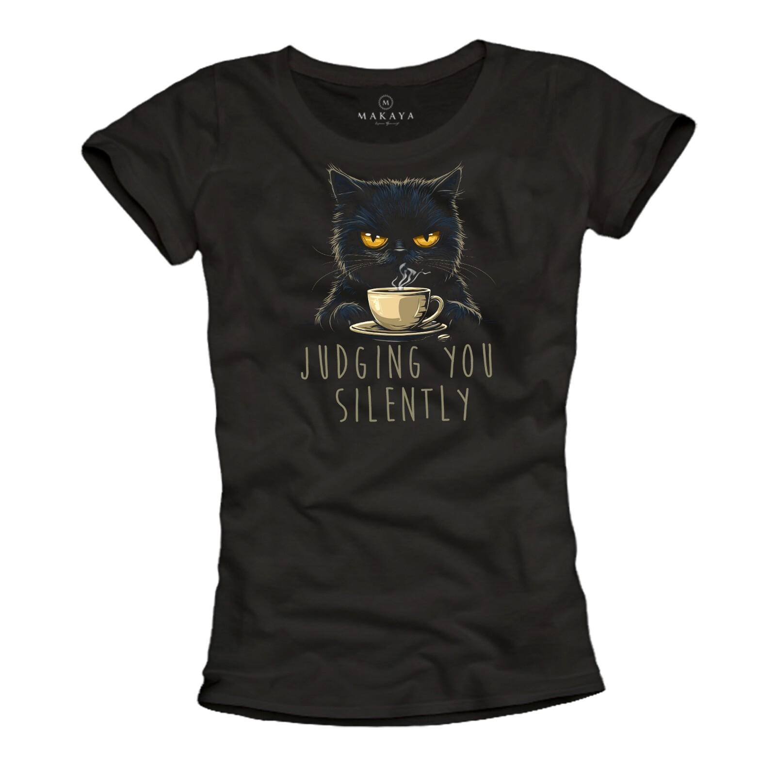 26 Cat shirt funny funny sayings T-shirts for women cats top cat motif- Unisex T-Shirt M