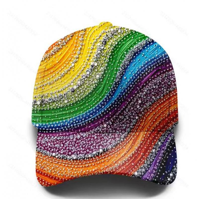 Fashion1D digital printing year new personalized casual sunshade baseball cap outdoor cap men and women