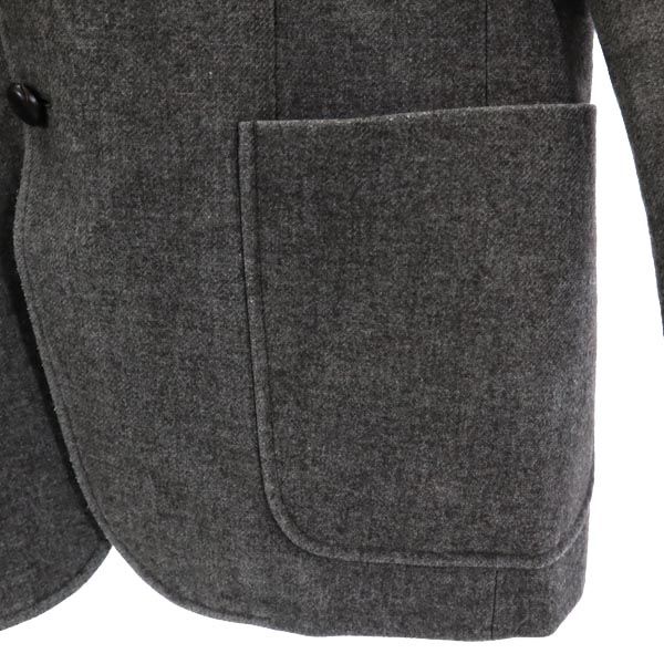 Aquascutum Mieszanka wełny Naszywki na łokciach w zestawie Kurtka LL Brązowa Myśliwska Męska Używana