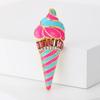 Colorful Sophisticated Ice Cream Brooch Elegant Vibranting Color Drip Oil Designs Accessory for Costumes Enhancements
