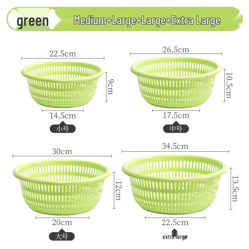 Molona Kitchen Draining & Washing Basket Set