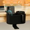 4 in 1 Desk Cup Holder Headphone Hanger Universal Adjustable Leak Proof Clip On Table Coffee Mug Holder Gaming Desk Organizer Cup Holders 5