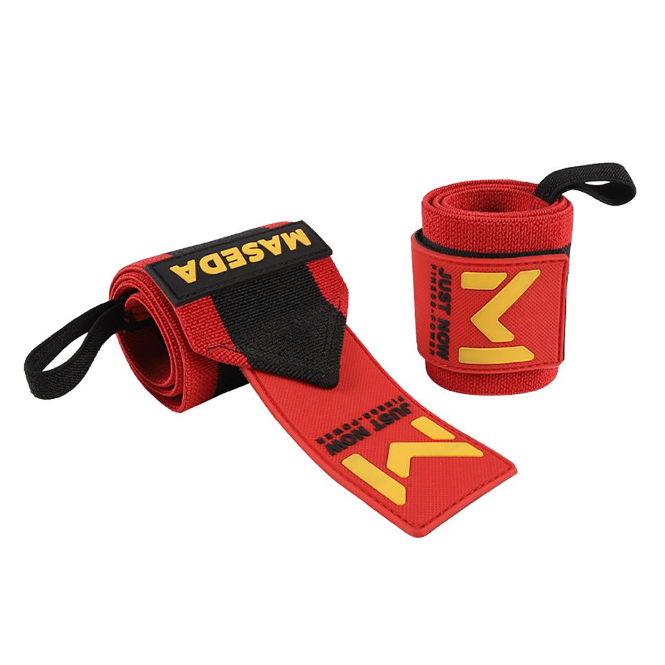 Gobygo 1Pair Wrap Around Wrist Wraps Joint Strain Pain Fitness Wrists Tendon Sheaths Sleeves Exercise Bench Press Weightlifting