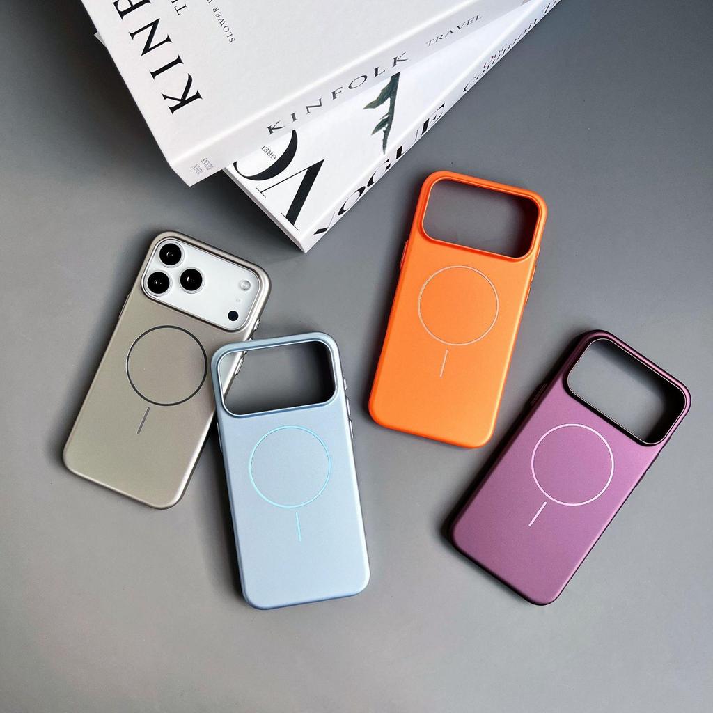 iPhone 17 Pro Max Soft Magnetic Case, Second Gen, Wireless, Solid Color, Anti-Fall Protection
