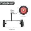12.3 Cm / 4.8 Inch Support Wheels Adjustable Fitting Metal + Plastic