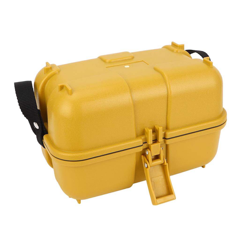 Surveying Level Case Leveling Instrument Case Single Lock Plastic Total Station Level Storage Box for Surveying Equipment Yellow