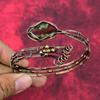 Dragon Bloodstone Bangle Copper Wire Wrapped Cuff Bracelet Gemstone Adjustable Bangle Copper Jewelry Gift For Him Handmade Wire Wrap Jewelry